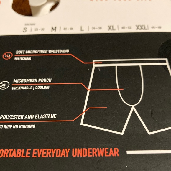 NWT Men’s 3 Pair PSD FocusFit Boxer Brief Bundle - Picture 9 of 10